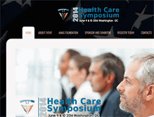 Tablet Screenshot of amachealthcaresymposium.com